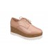 Blucher cordones nude