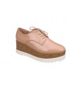 Blucher cordones nude