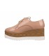 Blucher cordones nude